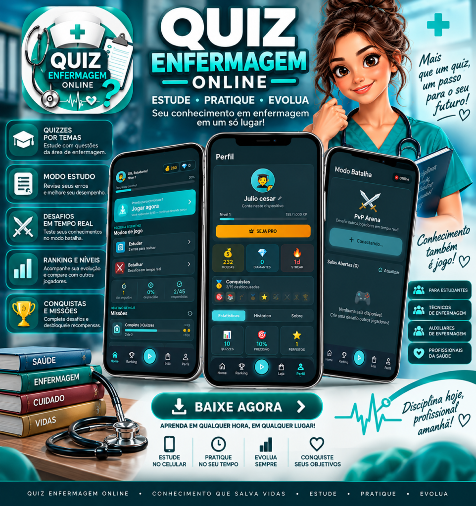 Quiz Enfermagem Online